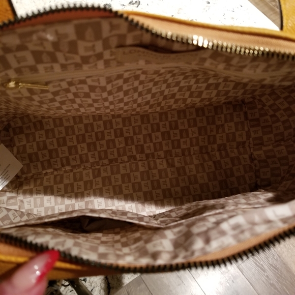 LONDON FOG YELLOW JOSEPHINE TOTE - Picture 8 of 10